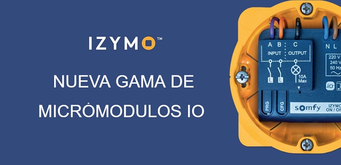 Ya disponible en nuestra tienda online: IZYMO, la nueva gama de productos de Somfy